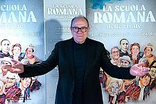 Al cinema Barberini prima di La scuola romana delle risate, con Carlo Verdone
