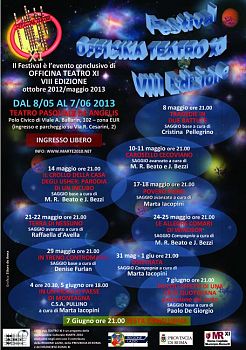 FESTIVAL OFFICINA TEATRO XI – VIII edizione