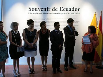 Alba Coello de Barboza: "E' un privilegio poter presentare a Roma la mostra  Souvenir de Ecuador"