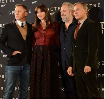 Presentato a Roma "Spectre", il nuovo film di James Bond con Monica Bellucci.