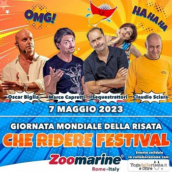 Giornata Mondiale della Risata a Zoomarine in arrivo i comici per il “Che ridere Festival”