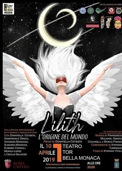 Lilith - RICOMINCIO DA ME! - 10 /04/19-ore 20.00  TEATRO Tor Bella Monaca - Roma
